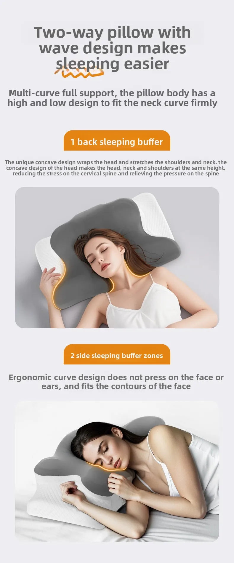 comfort neck pillow case